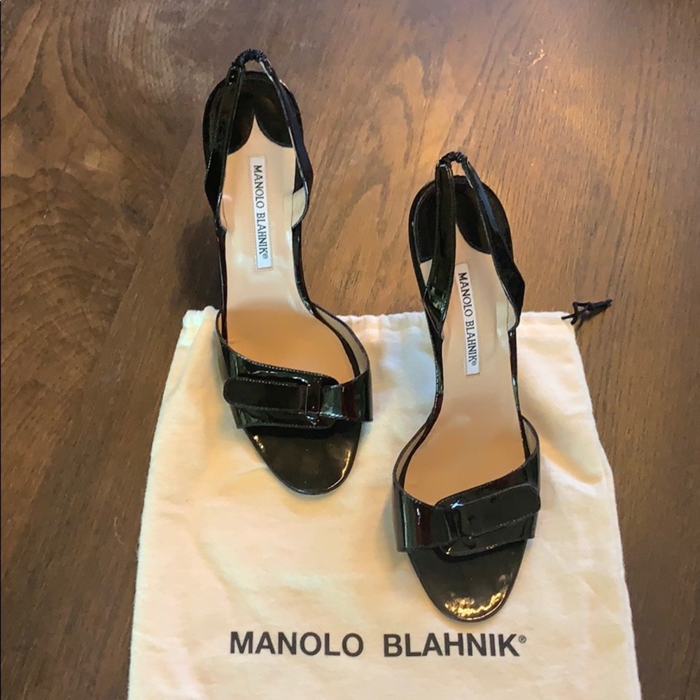 Manolo Blahnik black high heels